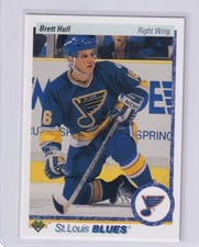 1990 Upper Deck Brett Hull #154 card