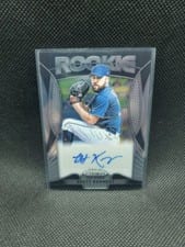 2019 Panini Prizm Rookie Autographs Brett Kennedy Blue Prizm #RA-BK card