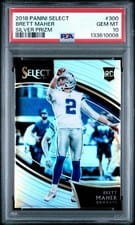 2018 Panini Select Brett Maher #300 card