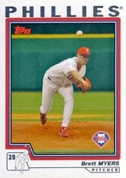 2004 Topps Base Set Brett Myers #551 card