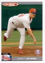 2004 Topps Total Base Set Brett Myers #366 card