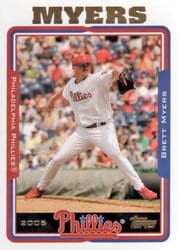 2005 Topps Base Set Brett Myers #69 card