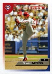 2005 Topps Total Base Set Brett Myers #346 card