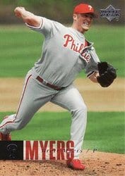 2006 Upper Deck Base Set Brett Myers #340 card