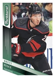 2019-20 Parkhurst Base Set Brett Pesce #26 card