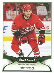 2021-22 Parkhurst Base Set Brett Pesce #26 card