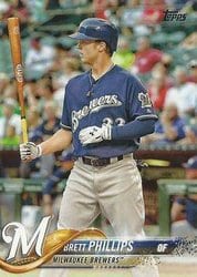 2018 Topps Base Set Brett Phillips #202 card