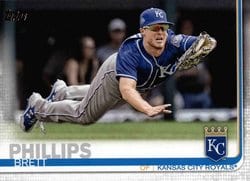 2019 Topps Base Set Brett Phillips #195 card