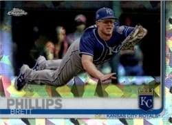 2019 Topps Chrome Sapphire Edition Base Set Brett Phillips #195 card