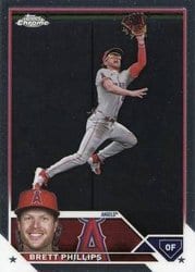 2023 Topps Chrome Update Base Set Brett Phillips #USC84 card