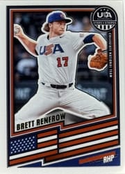 2026 Panini Stars & Stripes Prizm Base Set Brett Renfrow #18 card