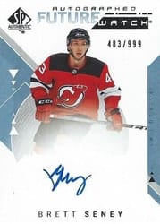 2018-19 SP Authentic Base Set Brett Seney #226 card