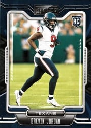 2021 Panini Playbook Base Set Brevin Jordan #183 card