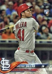 2018 Topps Base Set Breyvic Valera #459 card