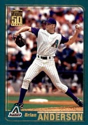 2001 Topps Base Set Brian Anderson #112 card