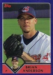 2003 Topps Base Set Brian Anderson #468 card
