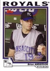 2004 Topps Base Set Brian Anderson #627 card