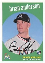 2018 Topps Archives Base Set Brian Anderson #65 card