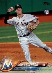 2018 Topps Base Set Brian Anderson #234 card