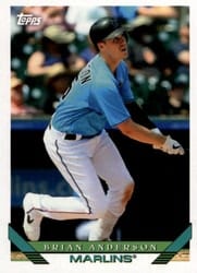 2019 Topps Archives Base Set Brian Anderson #229 card