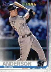 2019 Topps Base Set Brian Anderson #212 card
