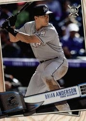 2019 Topps Big League Base Set Brian Anderson #317 card
