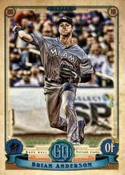 2019 Topps Gypsy Queen Base Set Brian Anderson #256 card