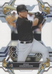 2019 Topps High Tek Base Set Brian Anderson #87 card