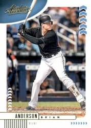 2020 Panini Absolute Base Set Brian Anderson #27 card