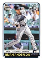 2020 Topps Big League Base Set Brian Anderson #25 card