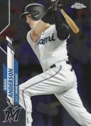 2020 Topps Chrome Base Set Brian Anderson #146 card