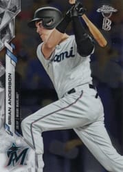 2020 Topps Chrome Ben Baller Edition Base Set Brian Anderson #146 card