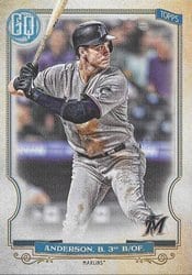 2020 Topps Gypsy Queen Base Set Brian Anderson #110 card