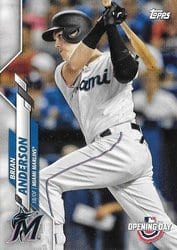 2020 Topps Opening Day Base Set Brian Anderson #13 card