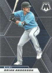2021 Panini Mosaic Base Set Brian Anderson #196 card