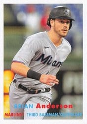 2021 Topps Archives Base Set Brian Anderson #11 card