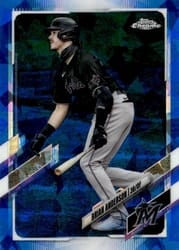 2021 Topps Chrome Sapphire Edition Base Set Brian Anderson #439 card