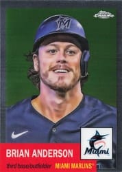 2022 Topps Chrome Platinum Anniversary Base Set Brian Anderson #403 card