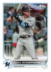 2022 Topps Mini Base Set Brian Anderson #19 card