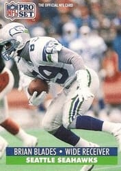 1991 Pro Set Base Set Brian Blades #298 card
