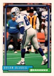 1992 Topps Base Set Brian Blades #337 card