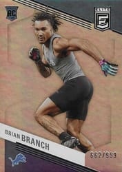 2023 Donruss Elite Base Set Brian Branch #107 card