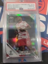 2021 Topps Chrome UEFA Champions League Brian Brobbey #105 card