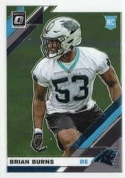 2019 Donruss Optic Base Set Brian Burns #106 card