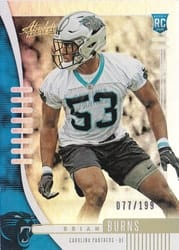 2019 Panini Absolute Base Set Brian Burns #146 card