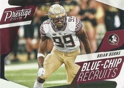 2019 Panini Prestige Blue Chip Recruits Brian Burns #BC-BB card