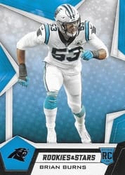 2019 Panini Rookies & Stars Base Set Brian Burns #188 card