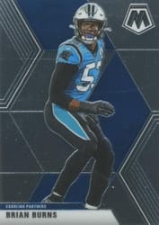 2020 Panini Mosaic Base Set Brian Burns #39 card