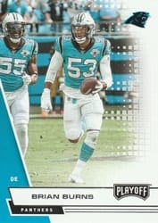 2020 Panini Playoff Base Set Brian Burns #144 card