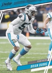 2020 Panini Prestige Base Set Brian Burns #132 card